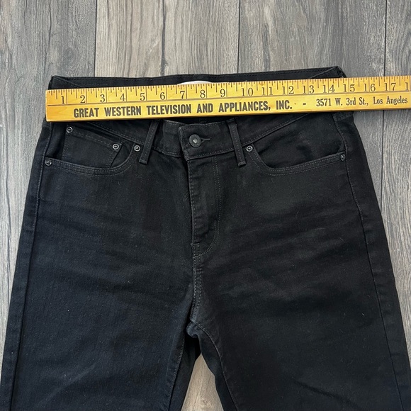 Levi Strauss & Co Levi’s Black Demi Curve Bootcut Jeans 29 - Picture 7 of 15